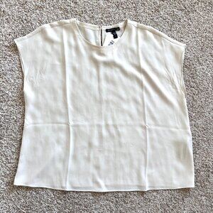 NWT Eileen Fisher Silk Blouse - Top - Cream - Size Large